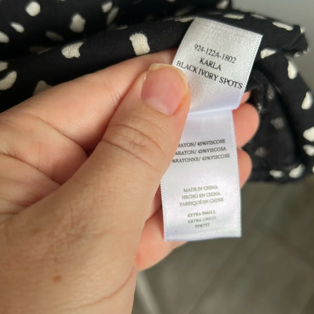 [Rails] “Karla Black Ivory Spots” Dress - Size XS - Picture 4 of 4